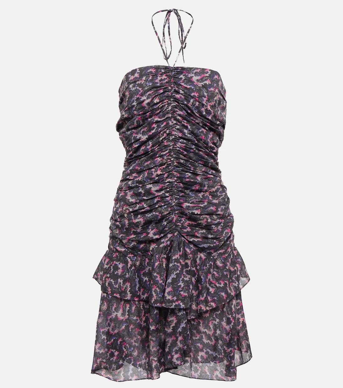 Marant Etoile - Ilanka halterneck cotton minidress