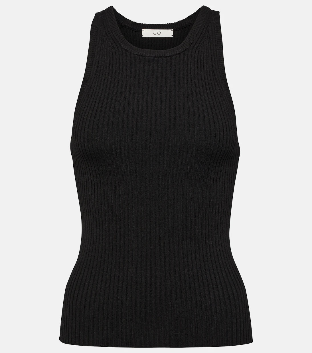 CO - Ribbed-knit jersey tank top