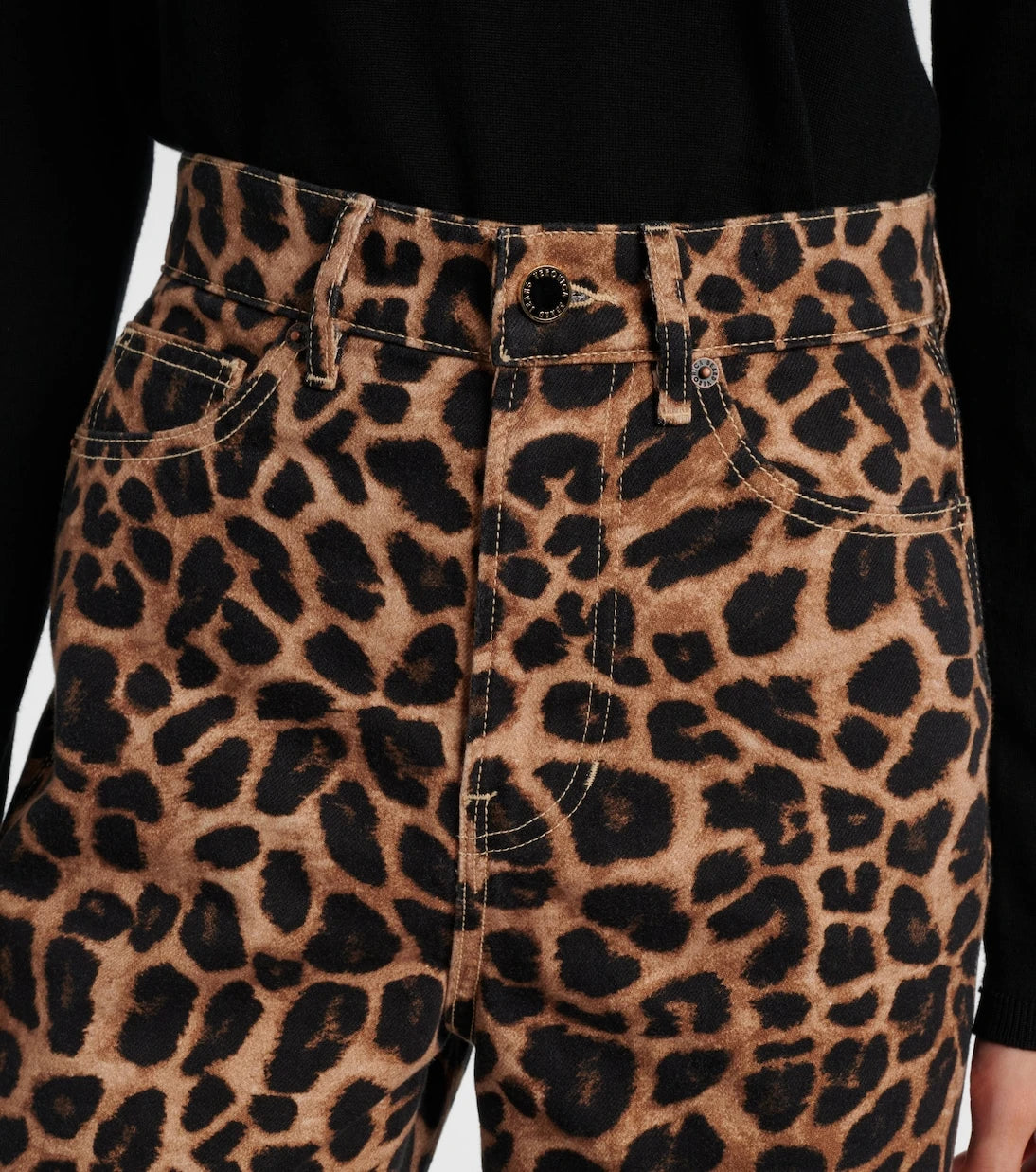 Veronica Beard - Leopard-print high-rise wide-leg pants