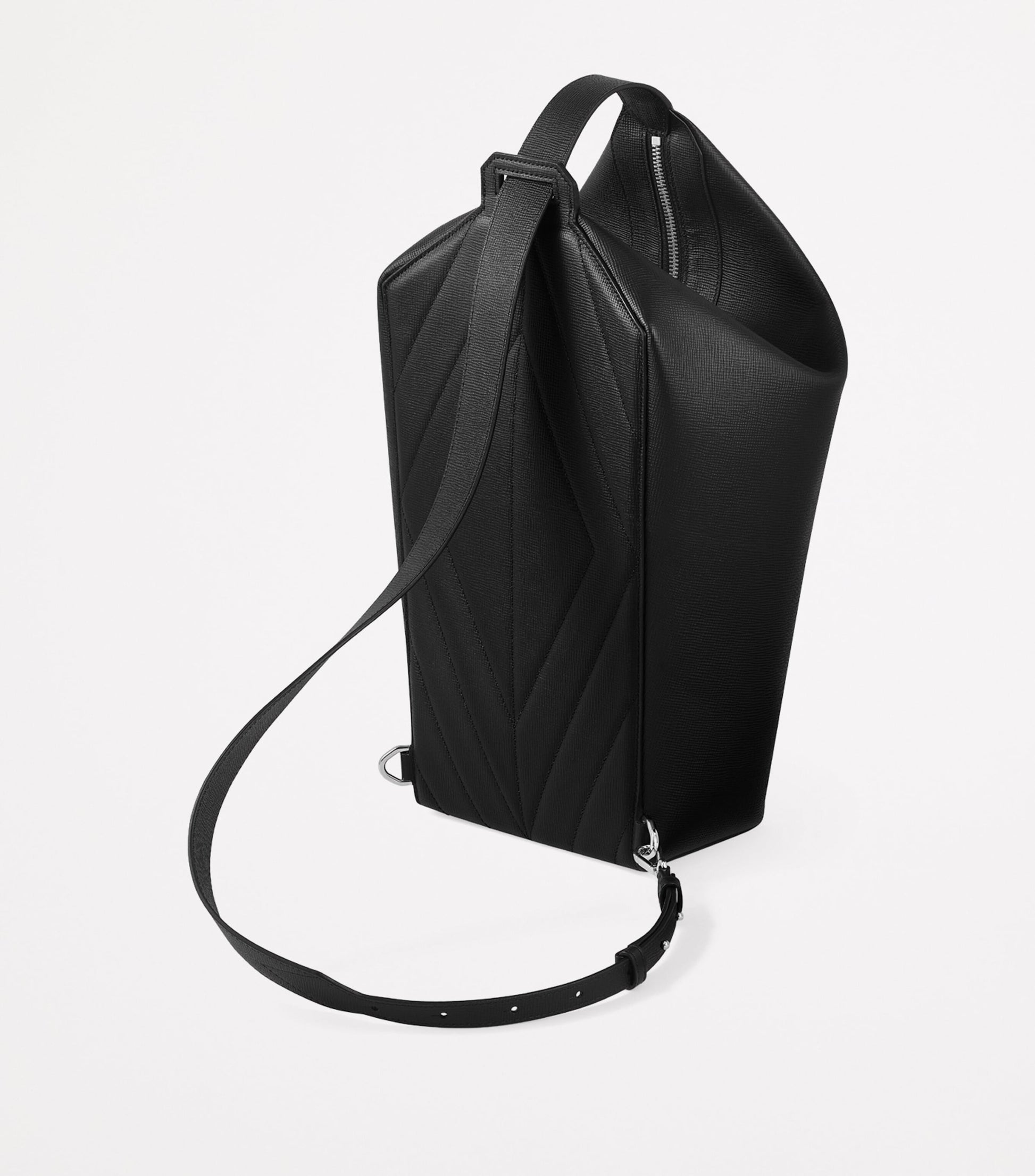 Leather Losange Cross-Body Bag