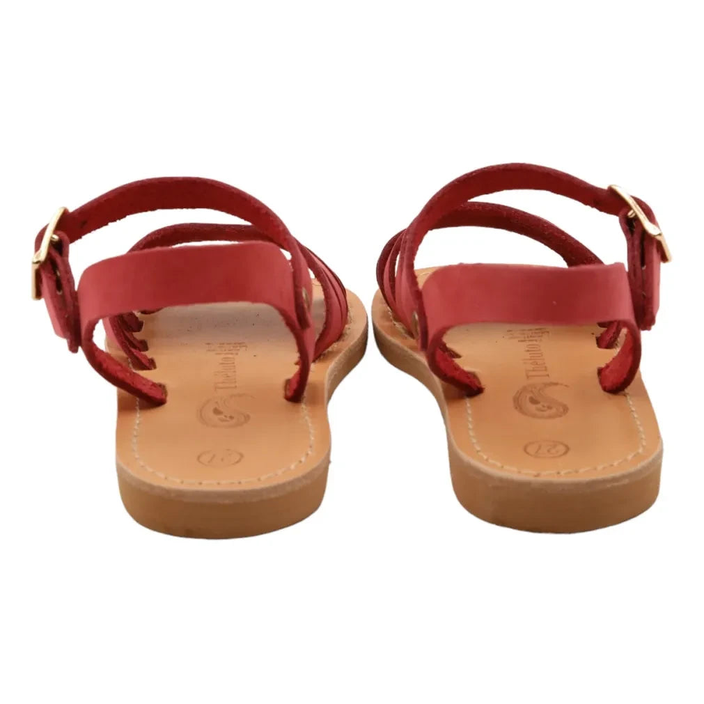 Théluto - Alienor sandals | Raspberry Red