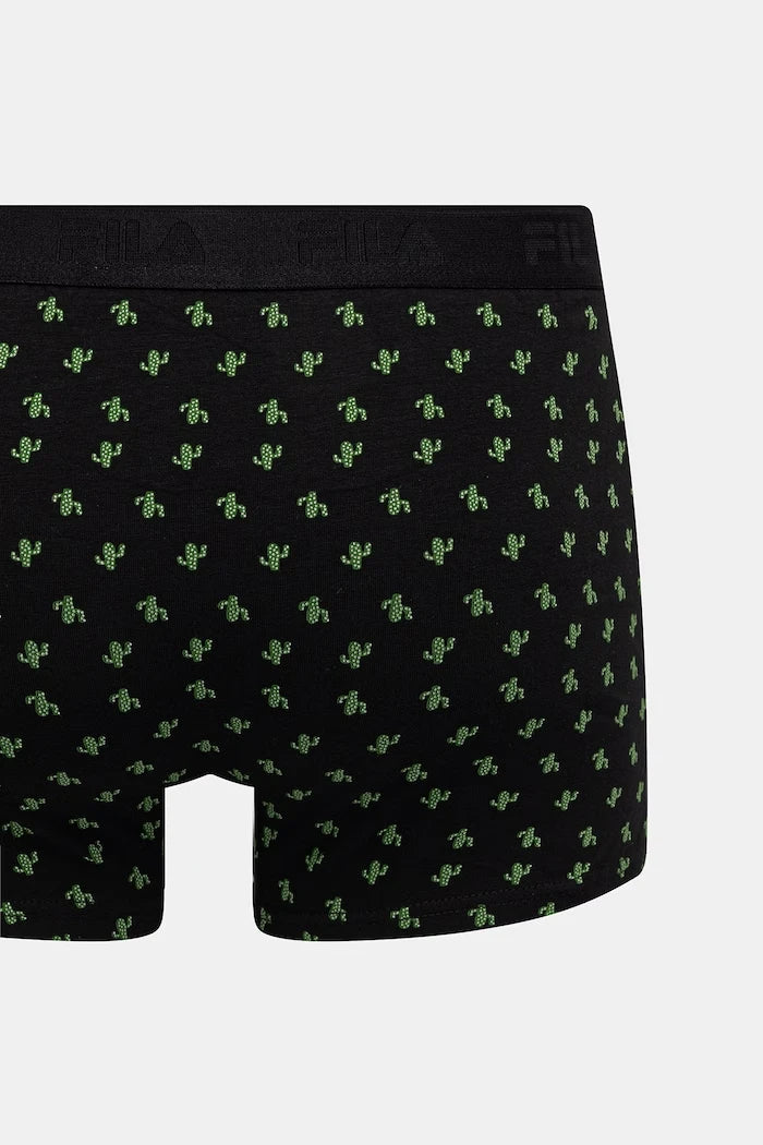 Fila pamuklu elastanlı dar kesim erkek boxer 3’lü