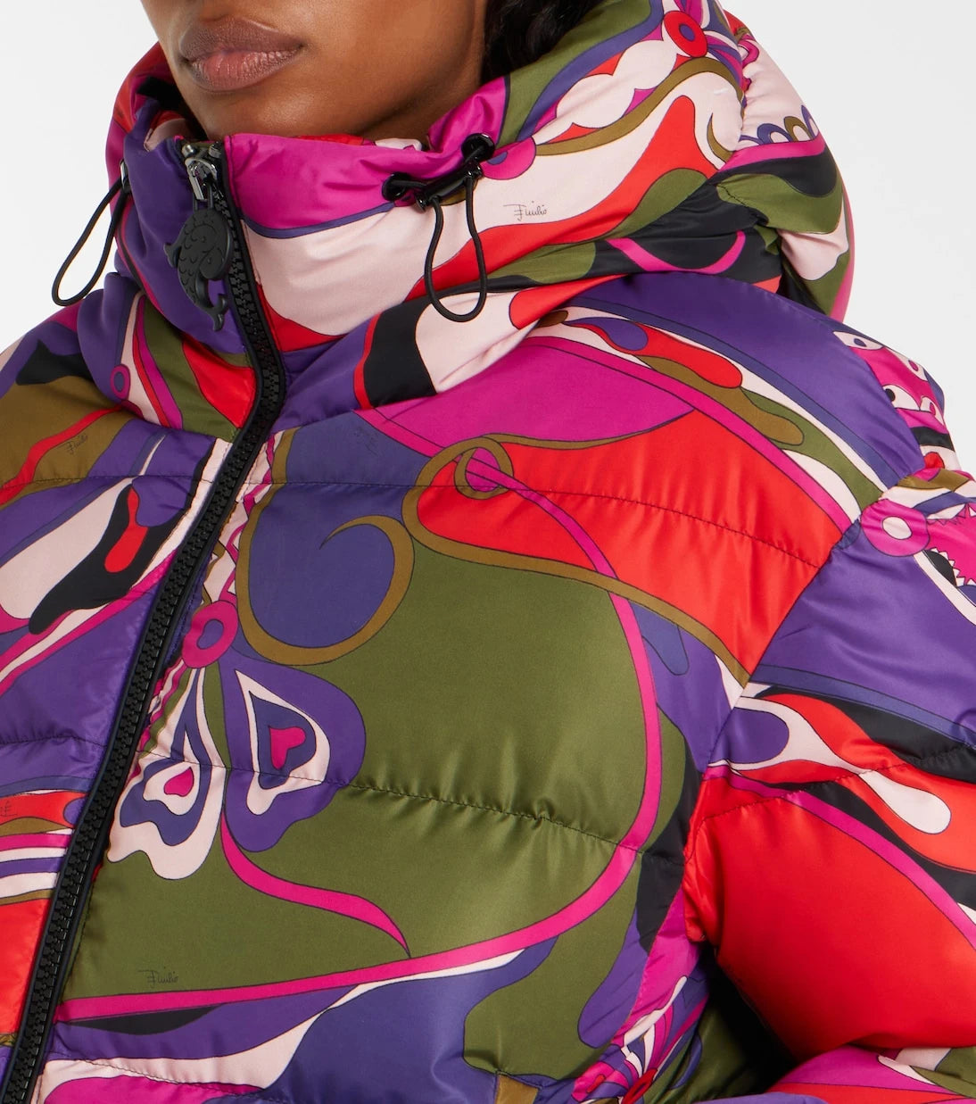 Pucci - Orchidee puffer jacket