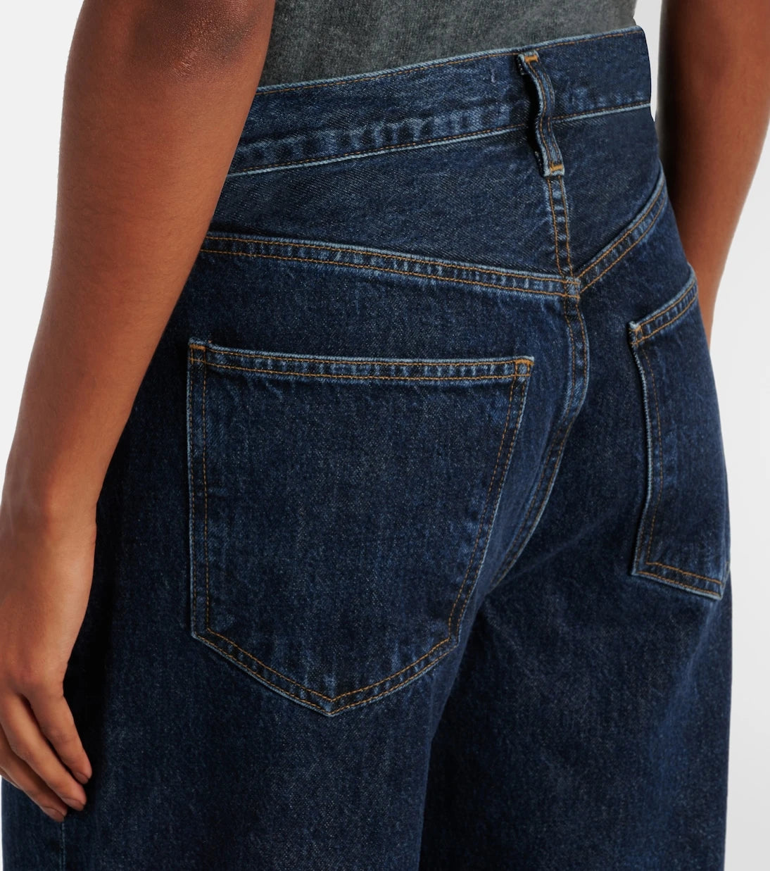 Agolde - Low Curve mid-rise barrel-leg jeans