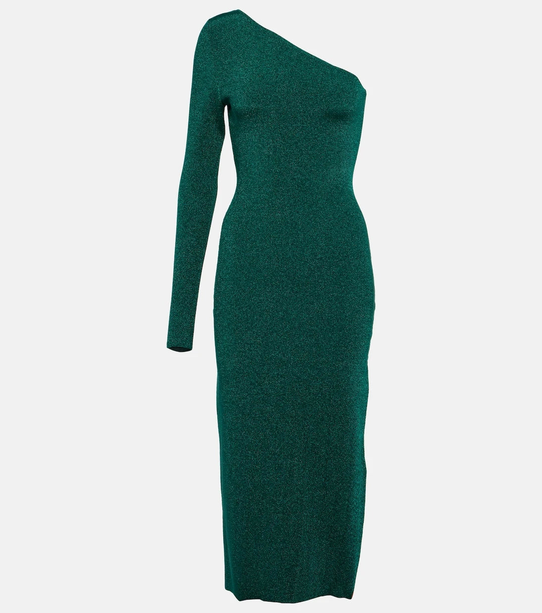 Victoria Beckham - One-shoulder knitted midi dress