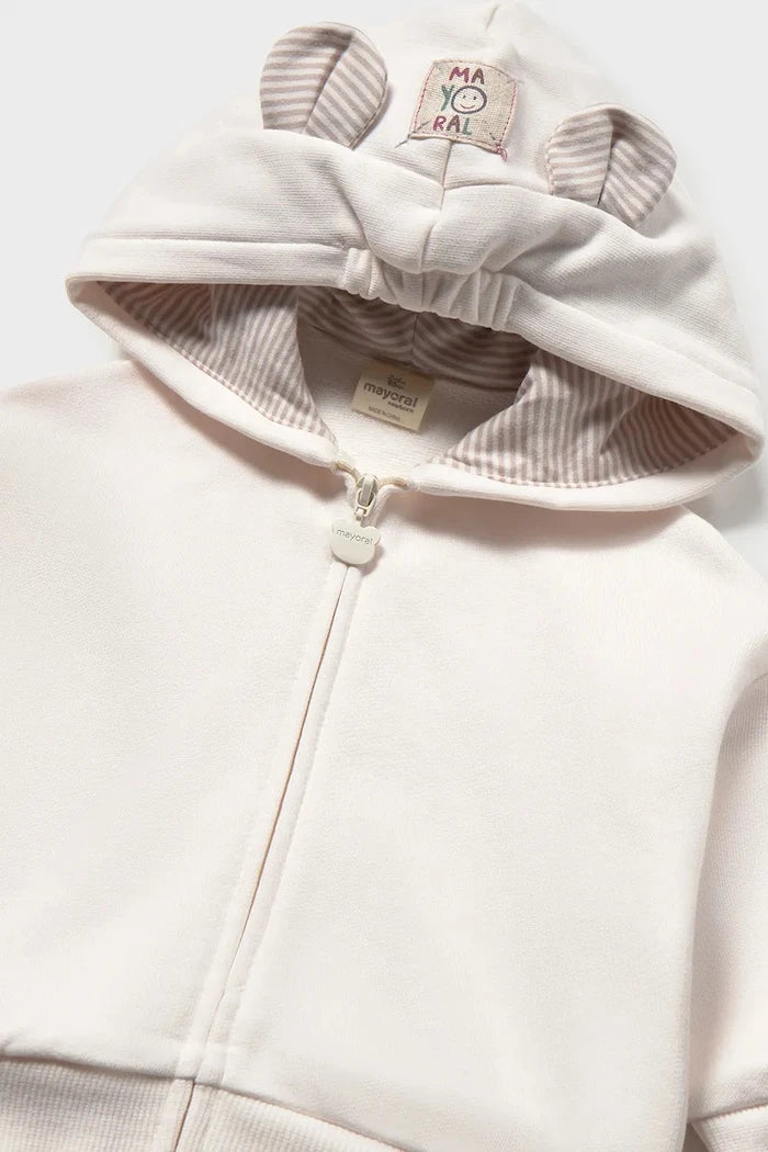 Mayoral Newborn Kapüşonlu Pamuklu Bebek Sweatshirt