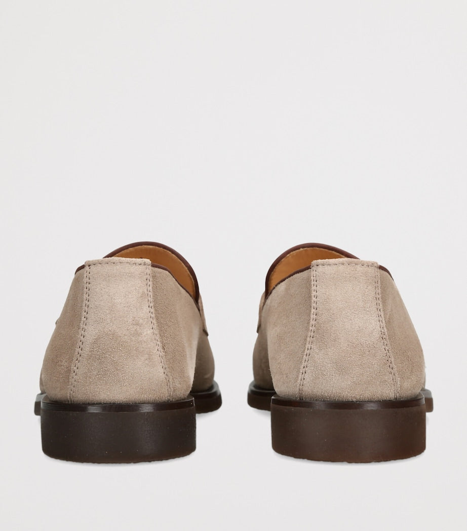 Suede Penny Loafers