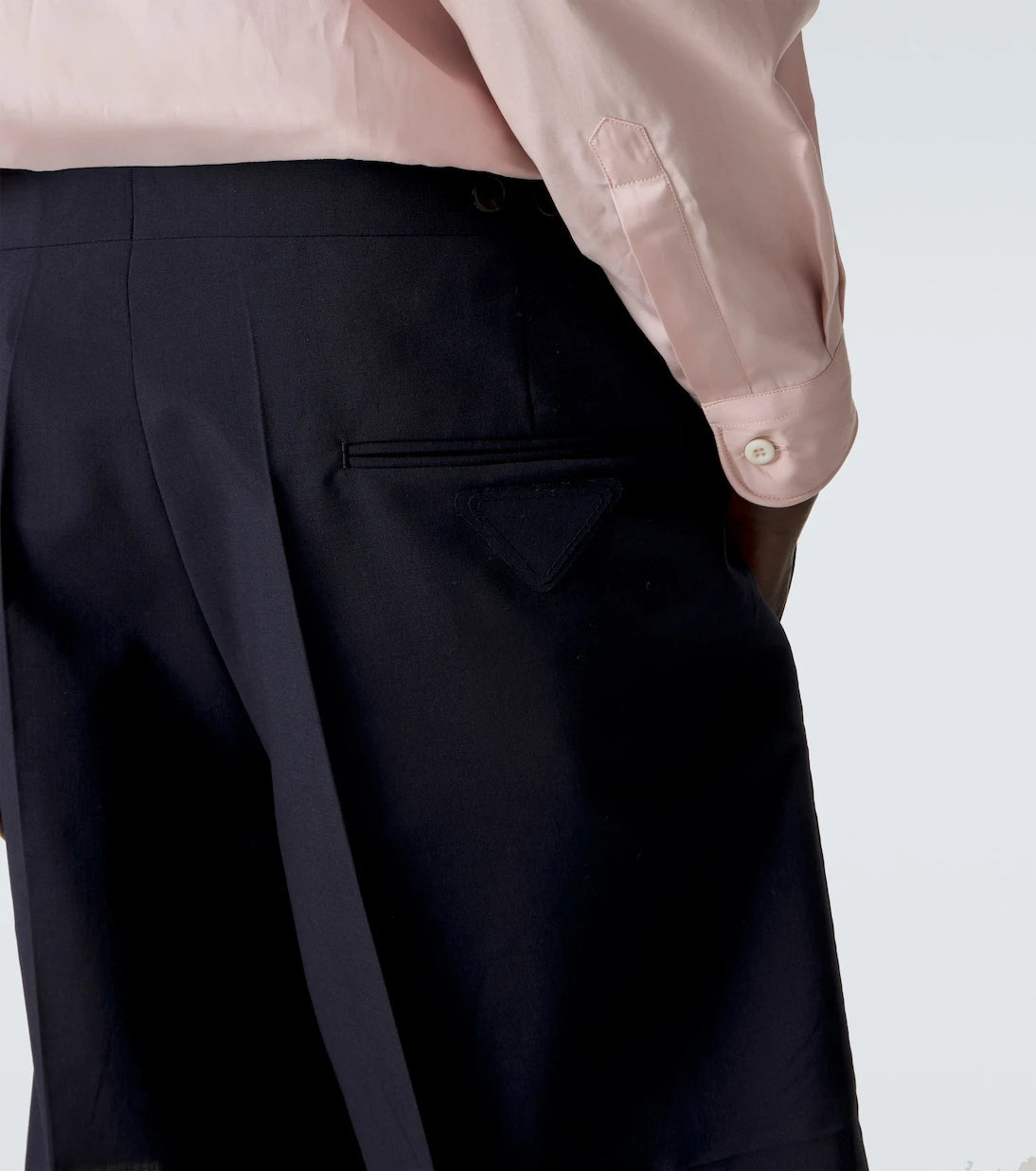 Prada - Wool and mohair Bermuda shorts