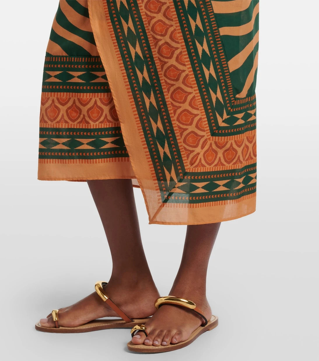 Johanna Ortiz - Embracing Courage cotton wrap dress