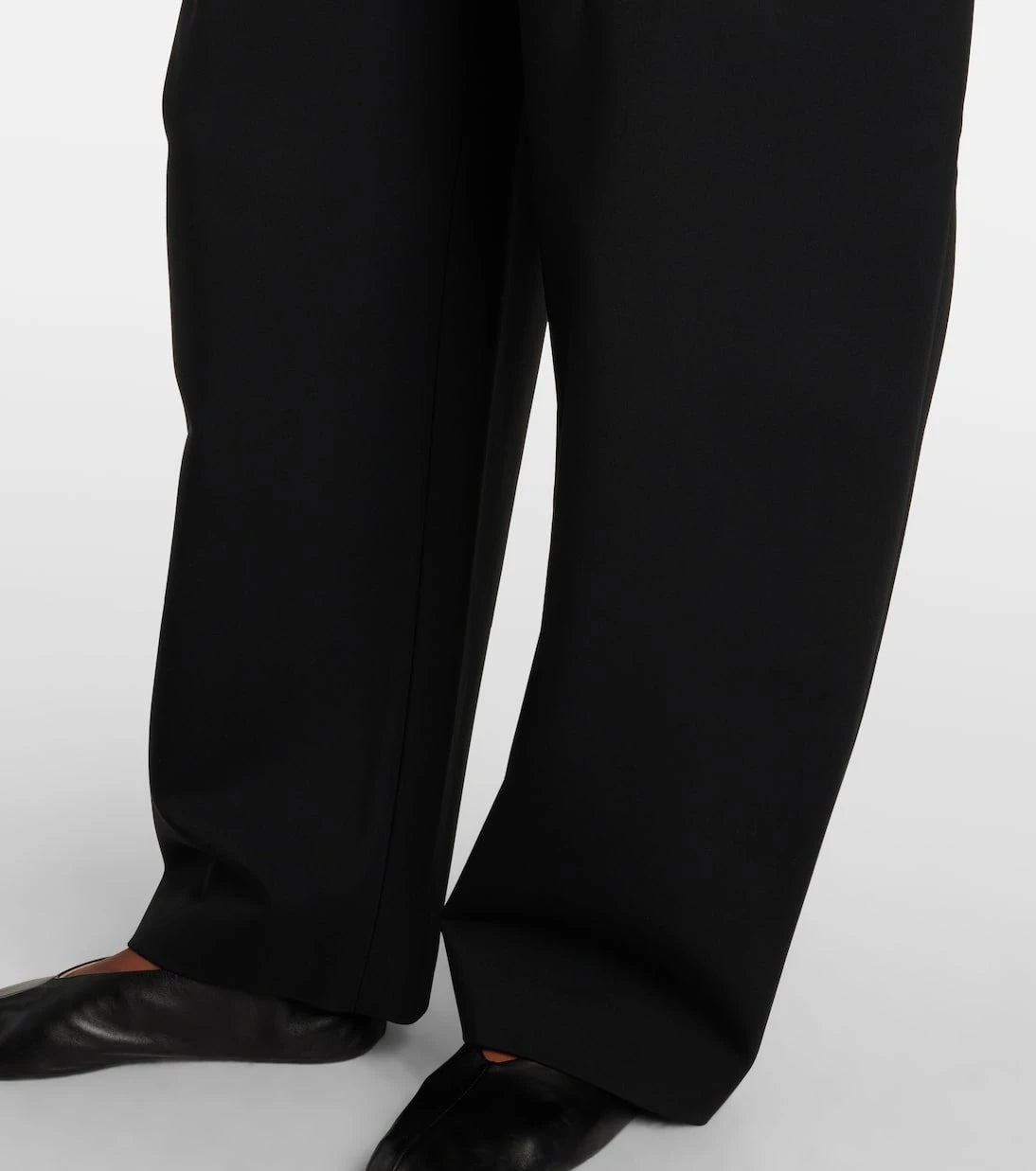 Róhe - High-rise crêpe barrel-leg pants