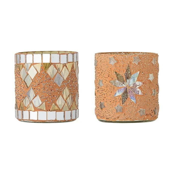 Dekoratif mumluk Bloomingville 7,5 x 7,5 cm (2 adet)