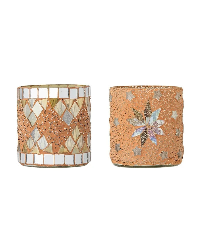 Dekoratif mumluk Bloomingville 7,5 x 7,5 cm (2 adet)