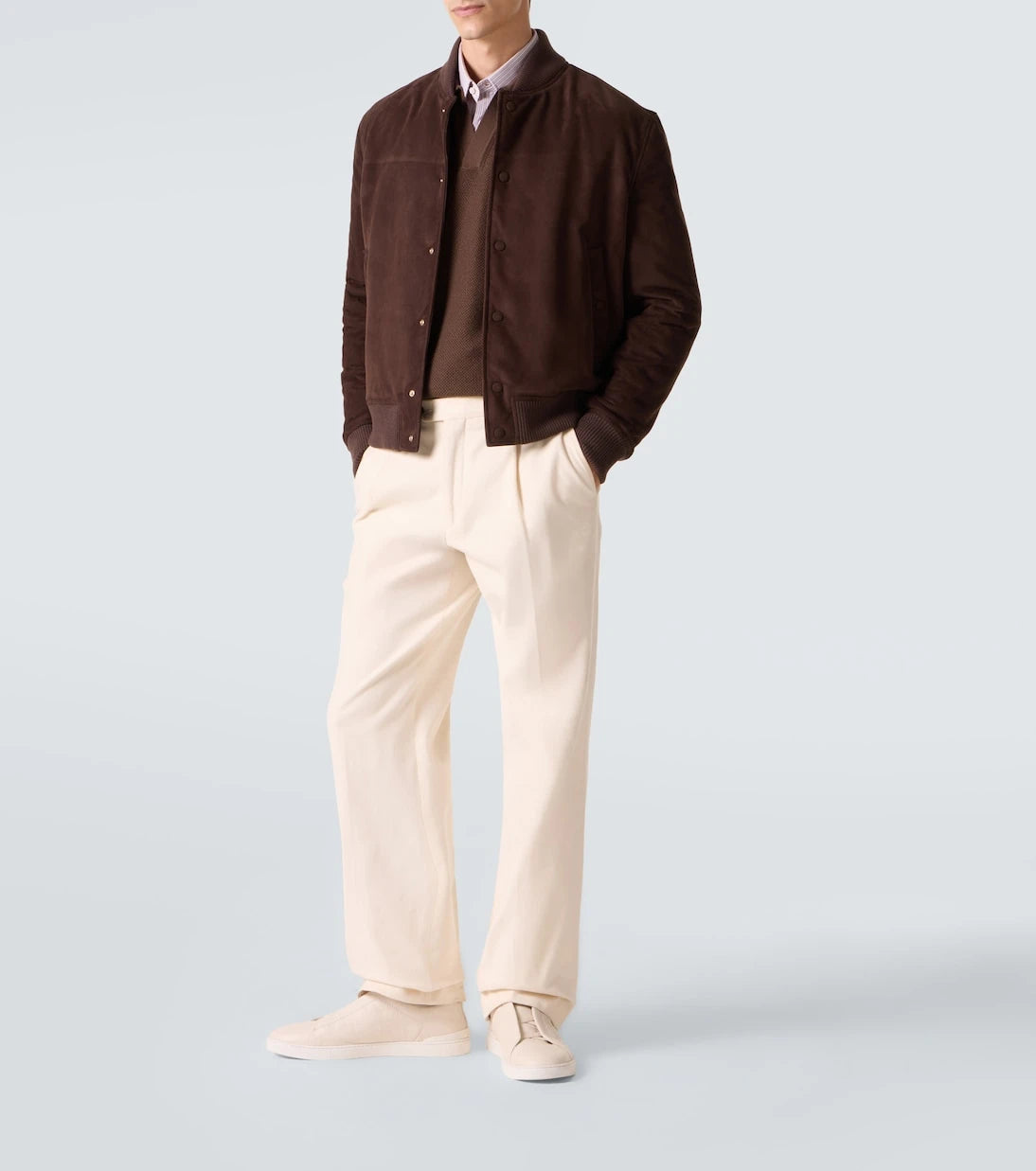 Zegna - Cashmere half-zip sweater