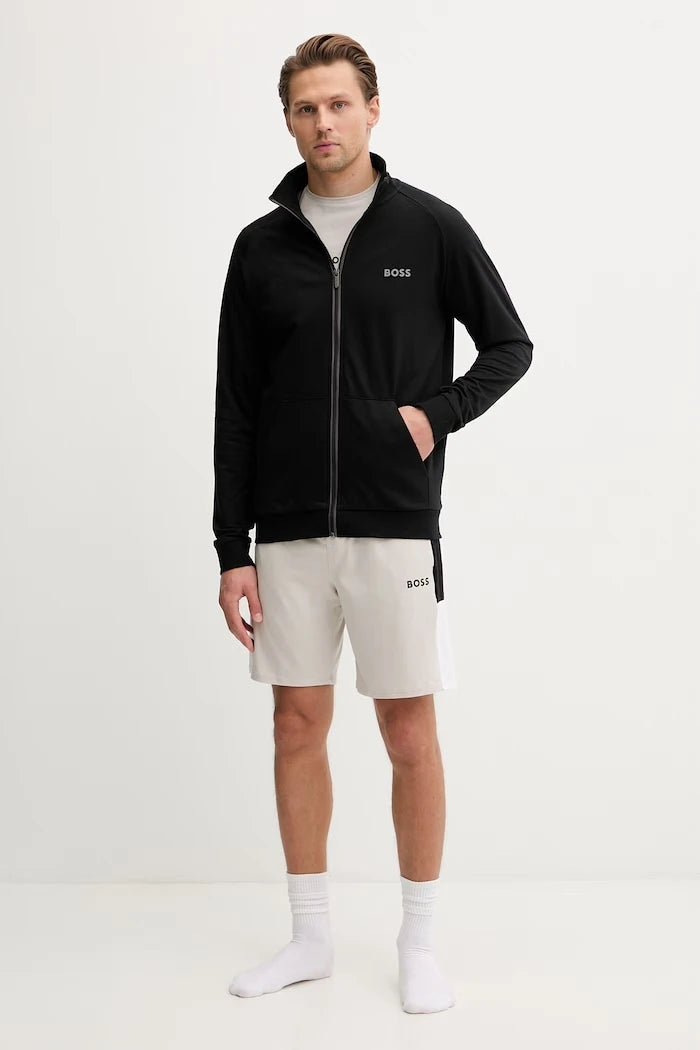 BOSS Erkek Pamuklu Fermuarlı Sweatshirt Authentic Jacket Z