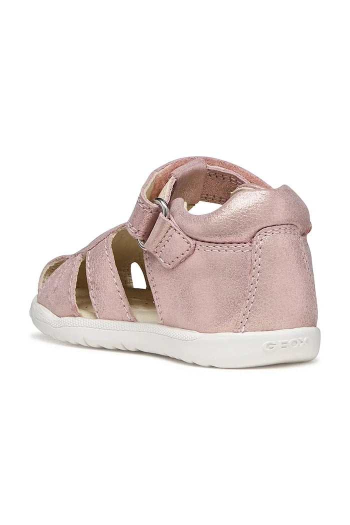 Geox сандали за деца от кожа SANDAL MACCHIA