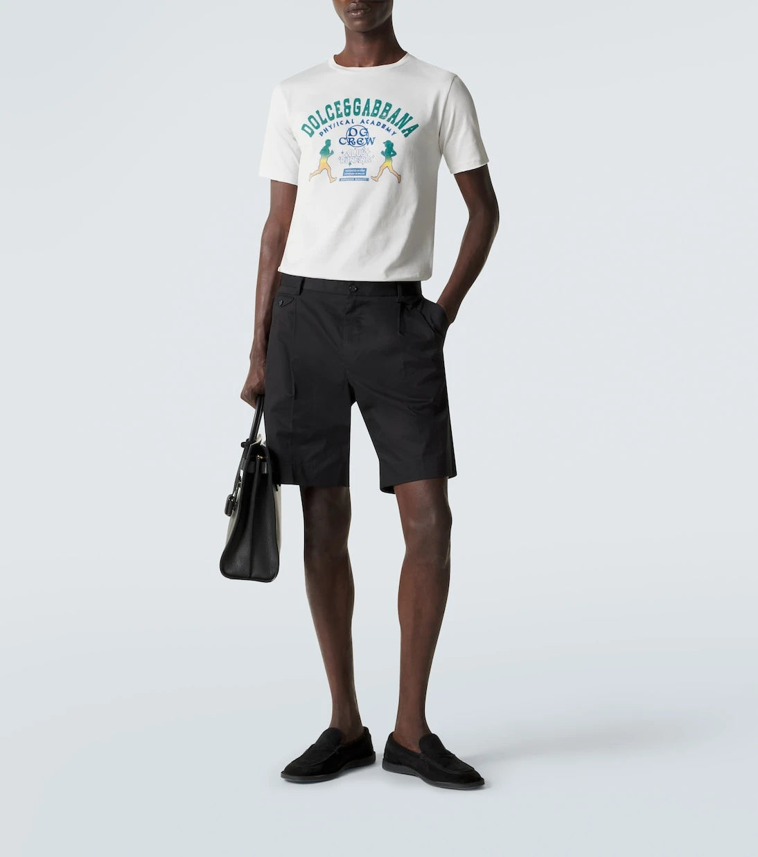 Dolce&Gabbana - Embroidered printed cotton jersey T-shirt