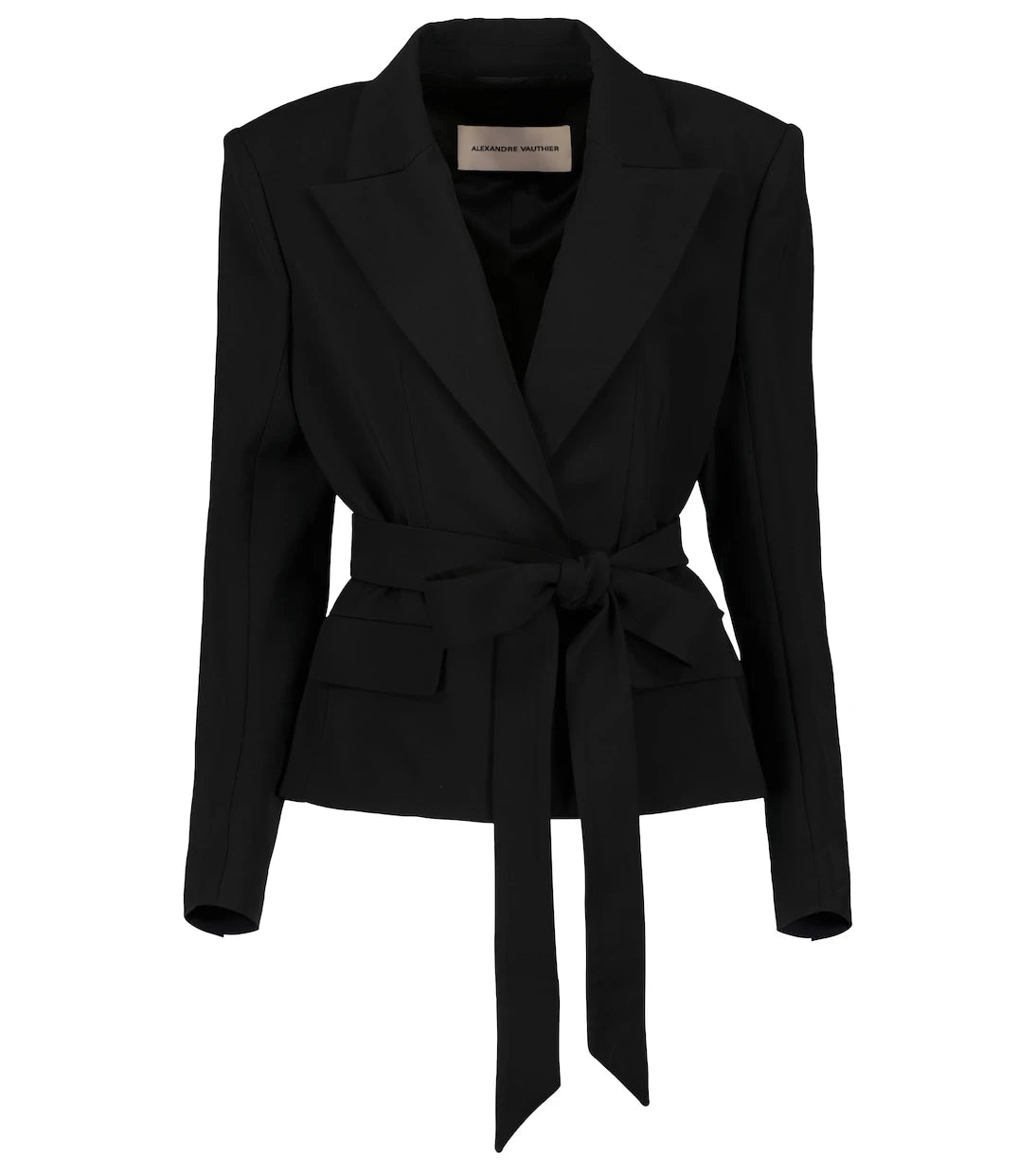 Alexandre Vauthier - Belted crêpe blazer