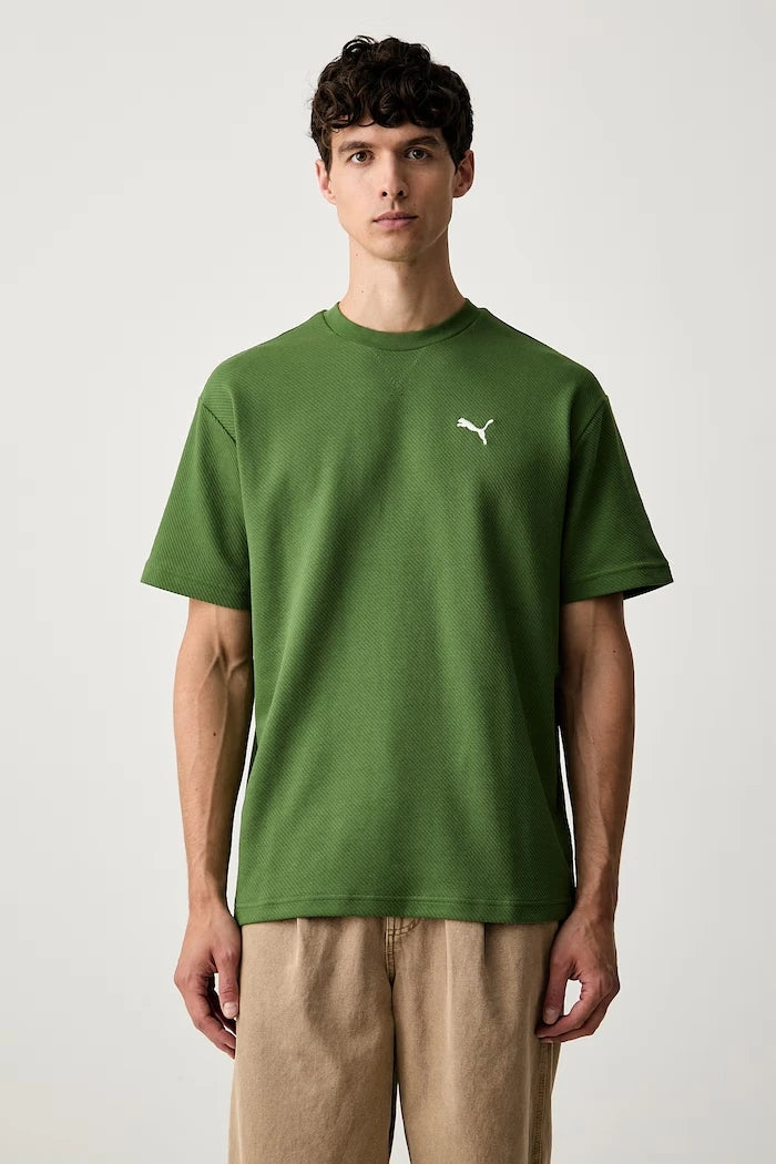 Puma pamuklu erkek Essentials Elevated tişört