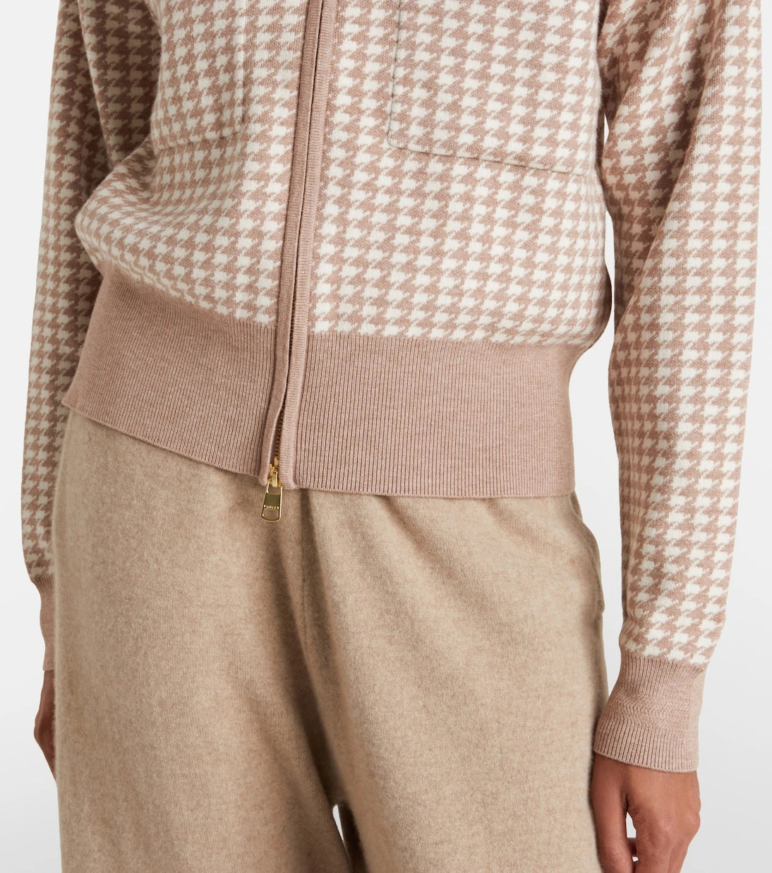 Varley - Ablett houndstooth jacquard jacket