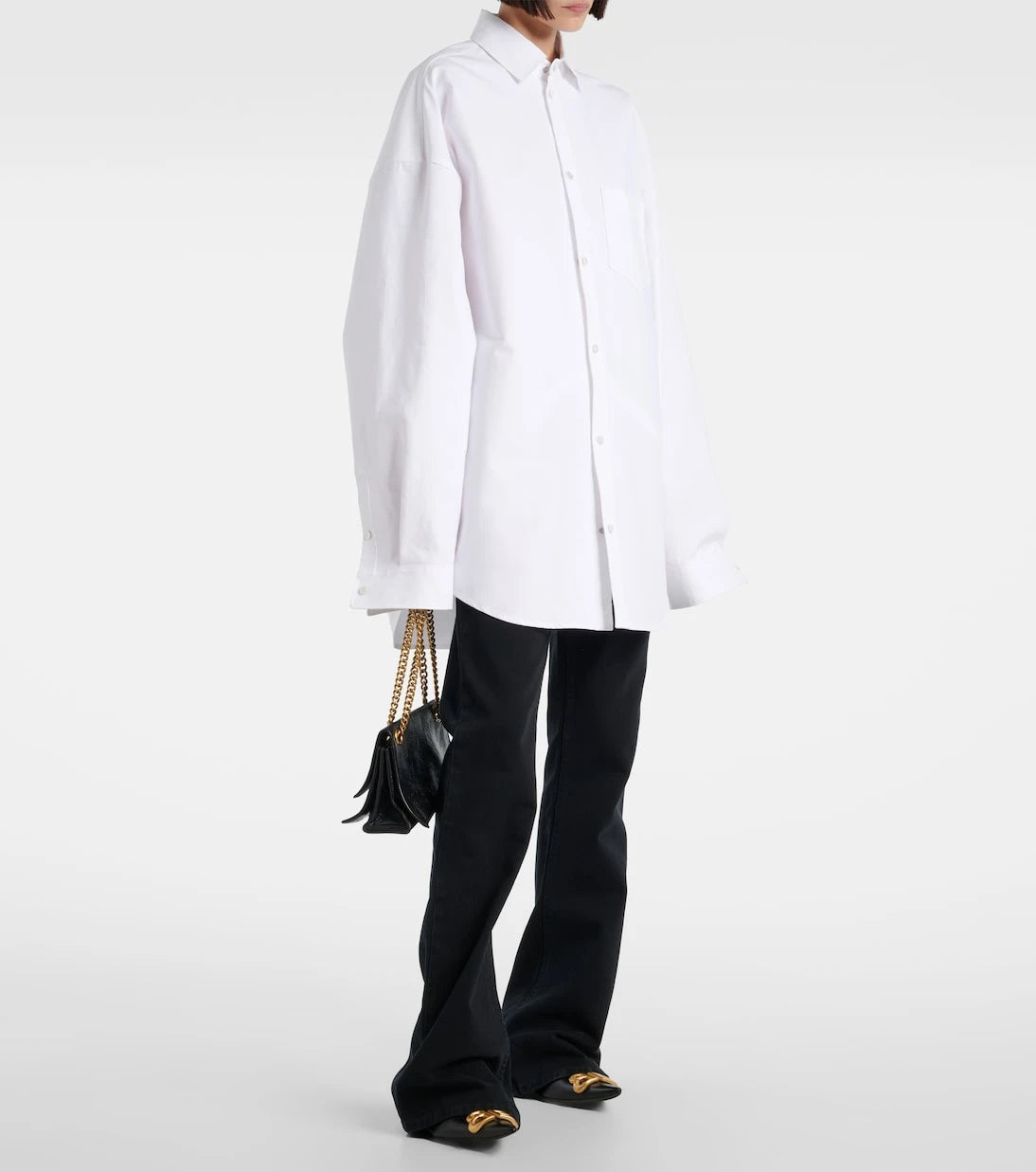 Balenciaga - جينز بقصة بوت كات وخصر متوسط الارتفاع