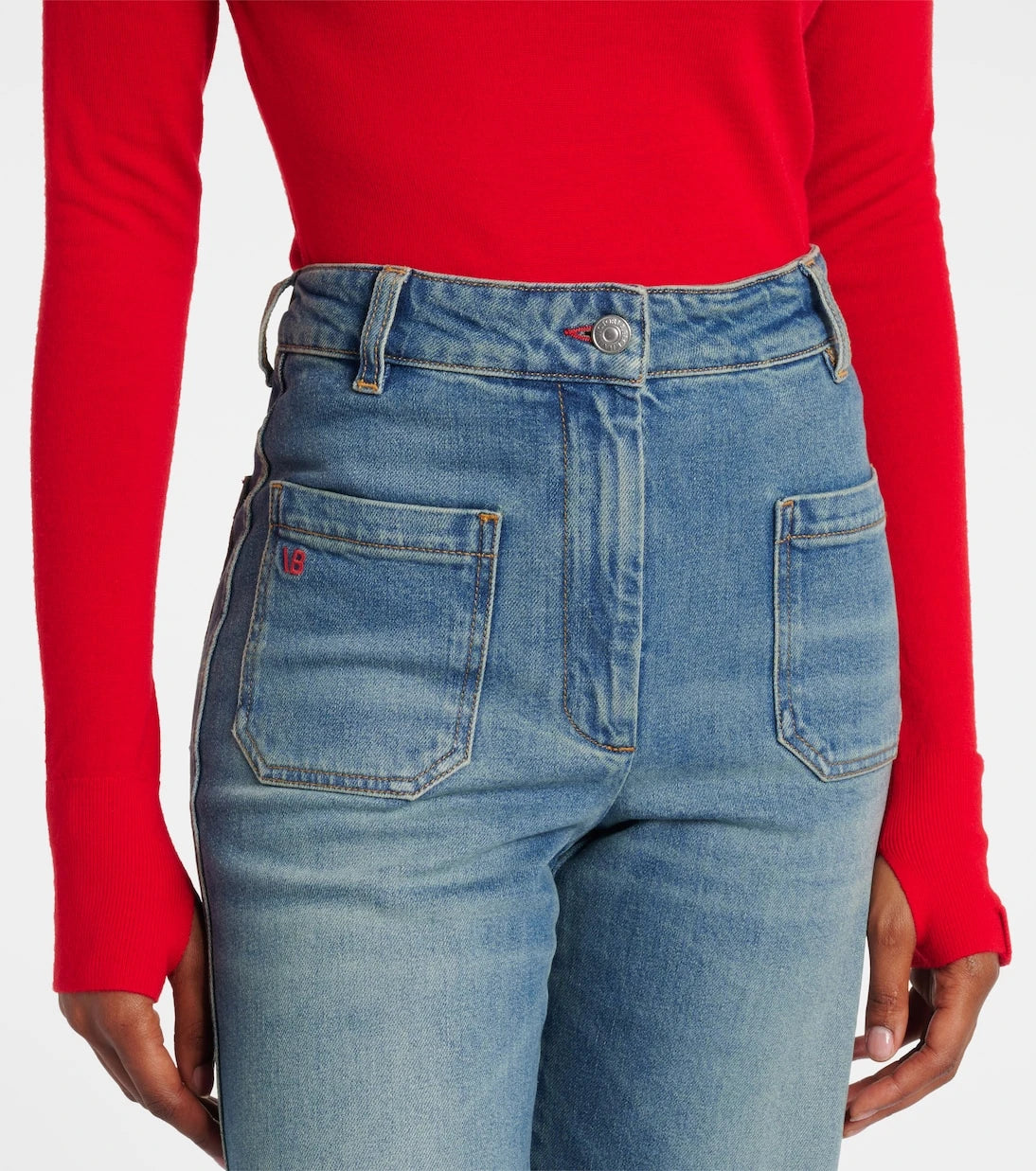 Victoria Beckham - Alina wide-leg jeans