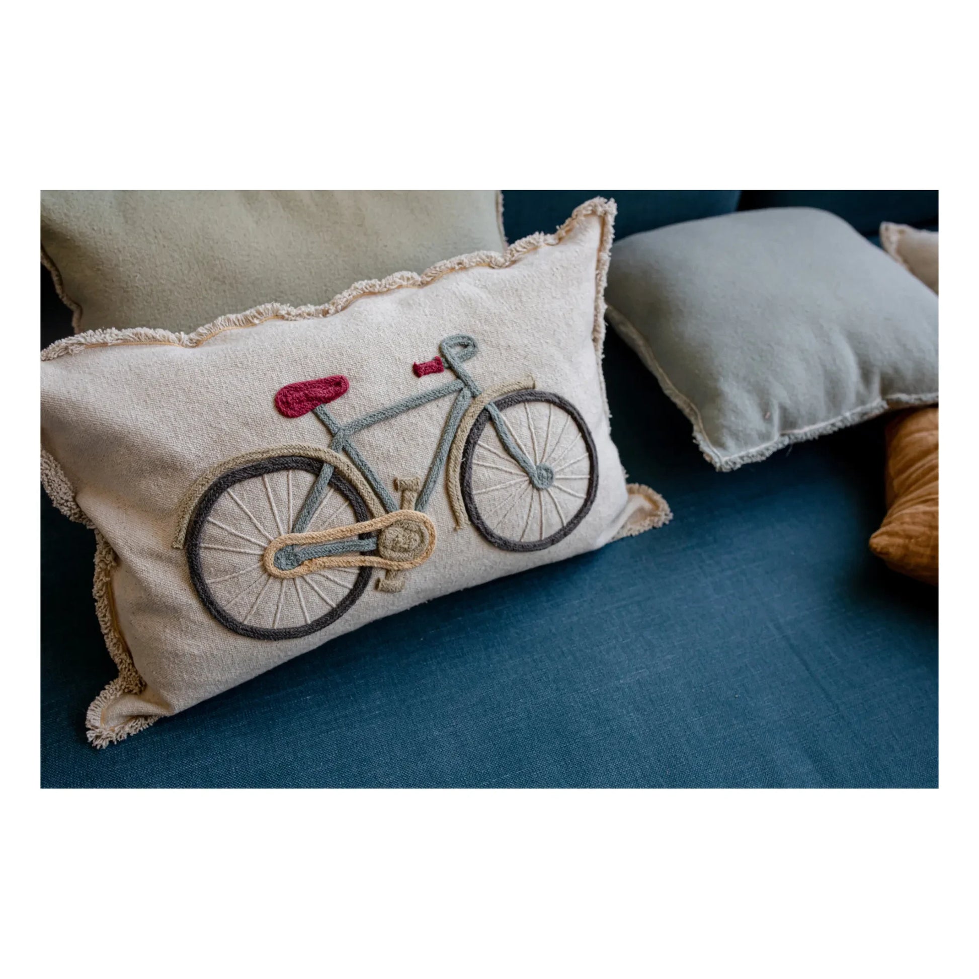 Lorena Canals - Bike Cushion | Cream