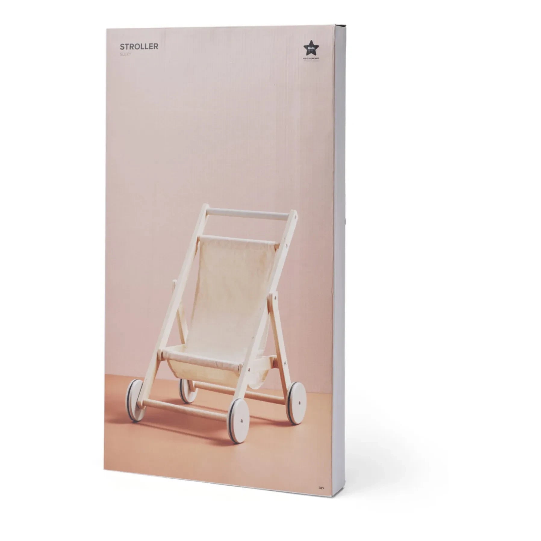 Kid's Concept - Wooden play stroller | Off white