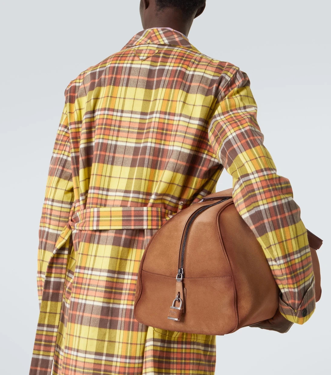 Prada - Suede duffel bag