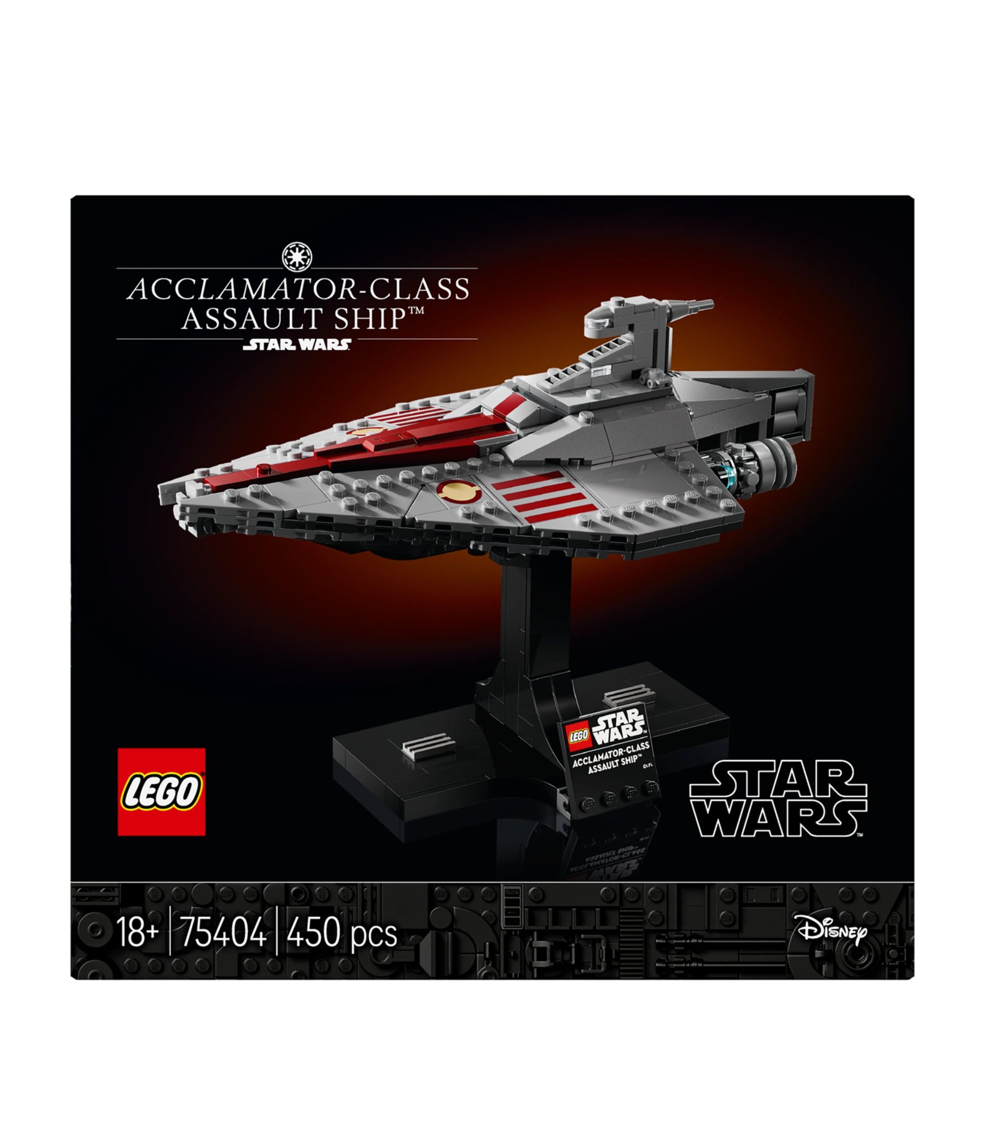 Star Wars Acclamator-Class Assault Ship Model Set 75404