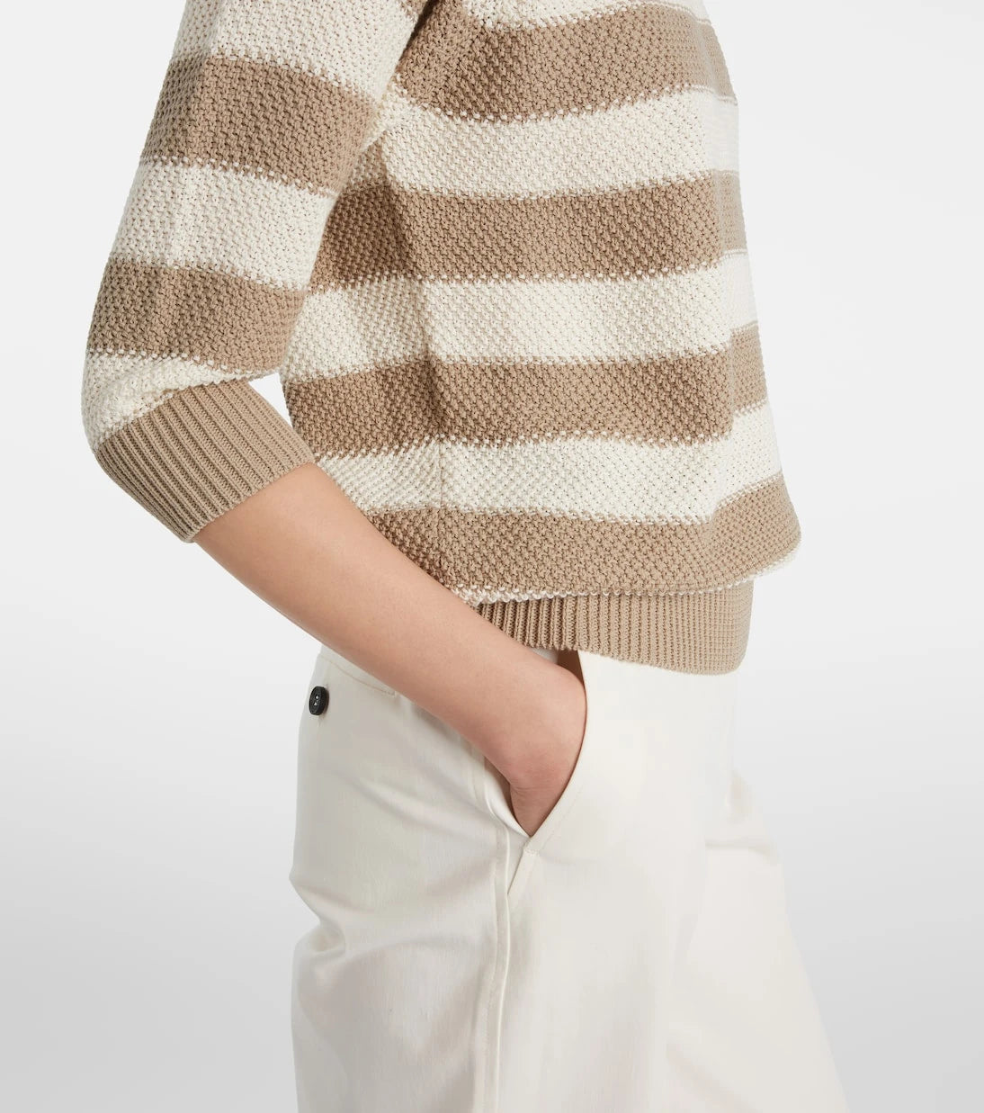 Max Mara - Ellisse striped cotton sweater
