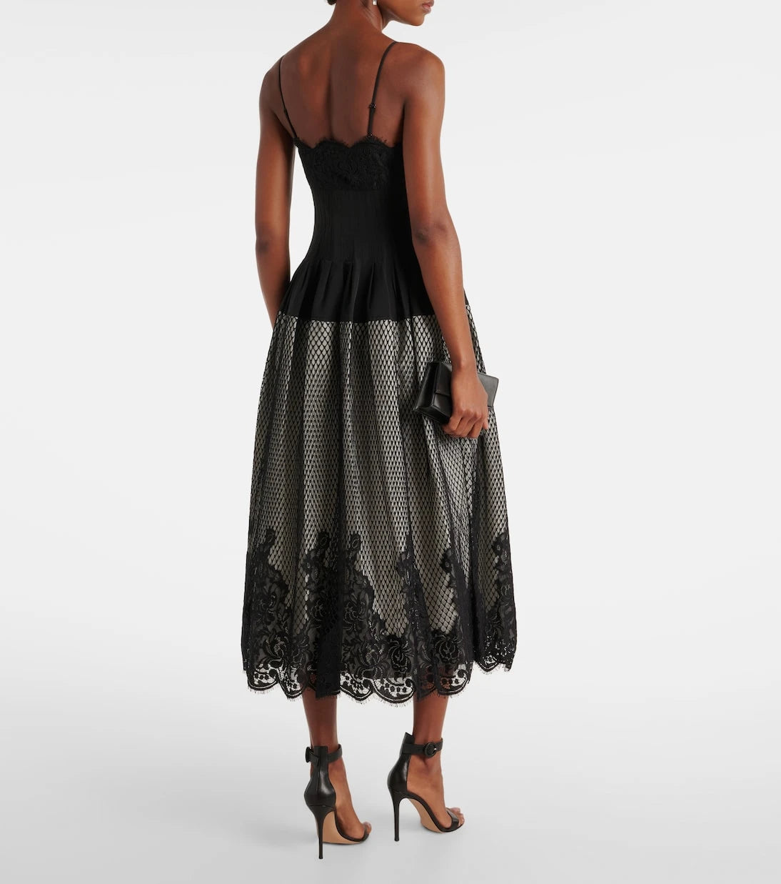 Simkhai - Katelyn cotton-blend lace midi dress