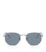 Ray-Ban Silver Steel 0RB3548N Sunglasses