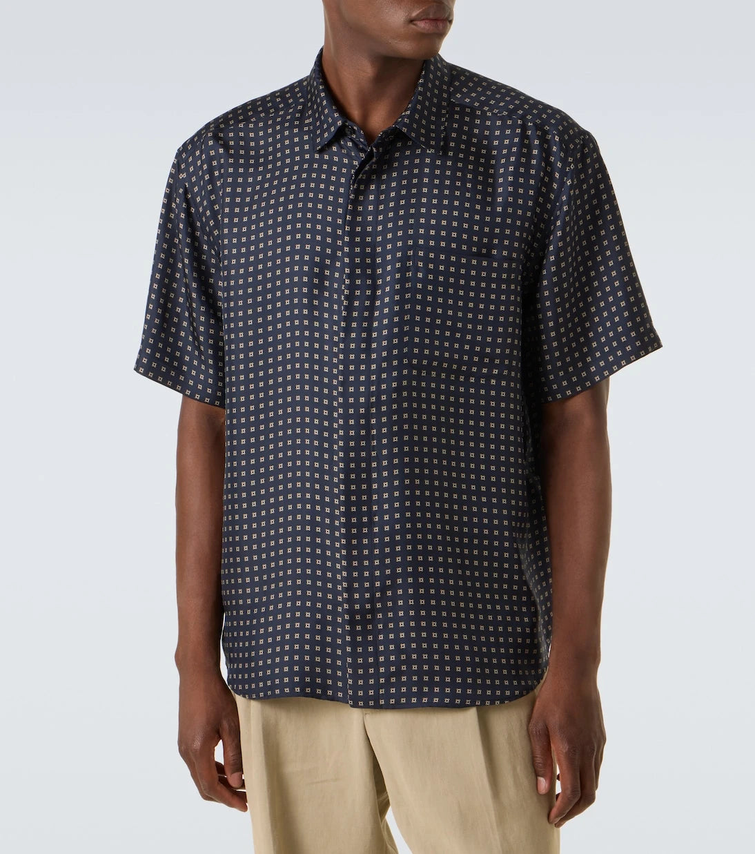 Saint Laurent - Printed silk shirt
