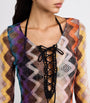 Missoni Multi Zigzag Lace-Detail Kaftan