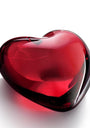 Baccarat Cœur Amor Red Heart Ornament