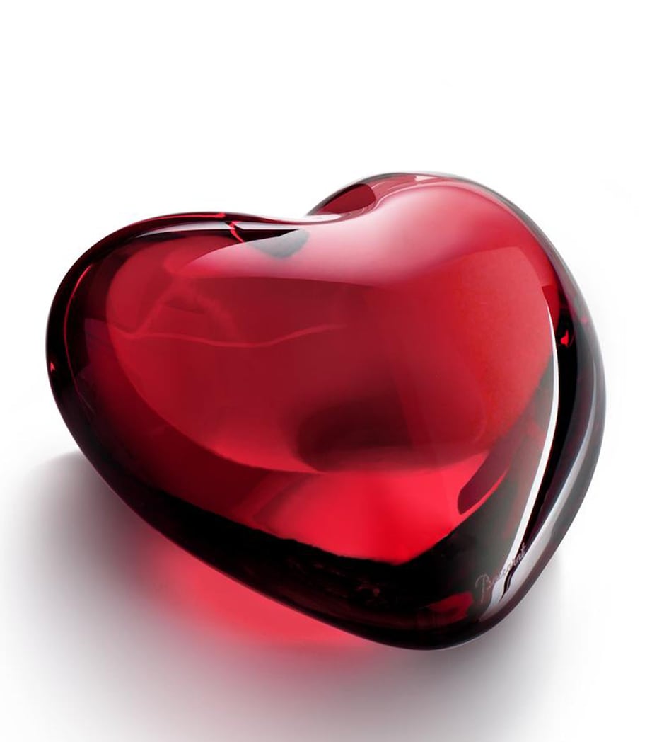 Baccarat Cœur Amor Red Heart Ornament
