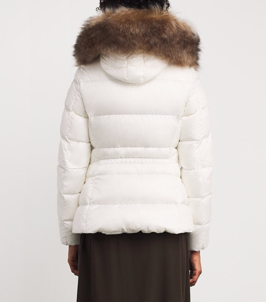 Moncler Shearling-Trim Boed Puffer Jacket