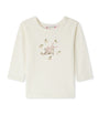 Cotton Long-Sleeve Cat T-Shirt (6-18 Months)