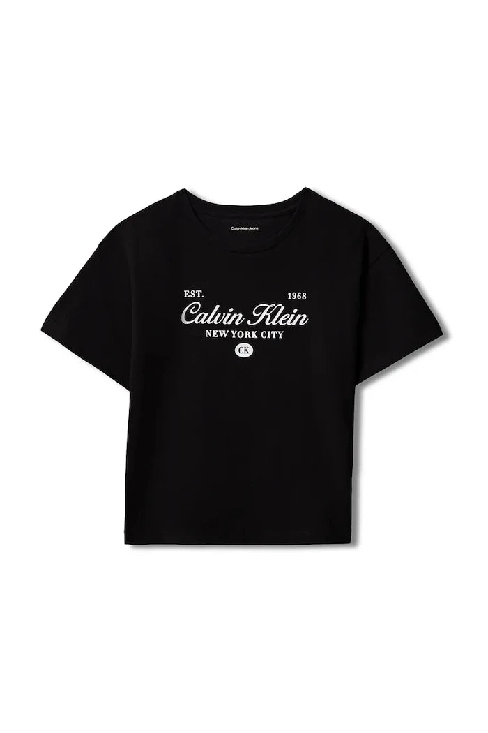 Calvin Klein Jeans тениска за деца от памук