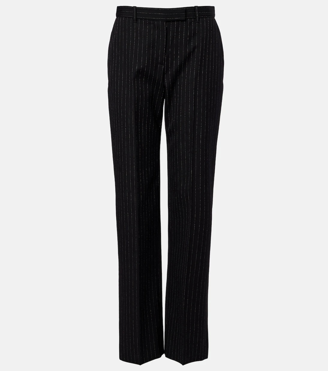 McQueen - Pinstripe wool straight pants