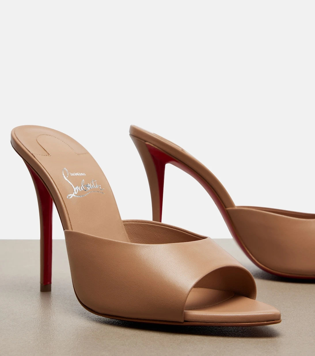 Christian Louboutin - Miss Z leather mules