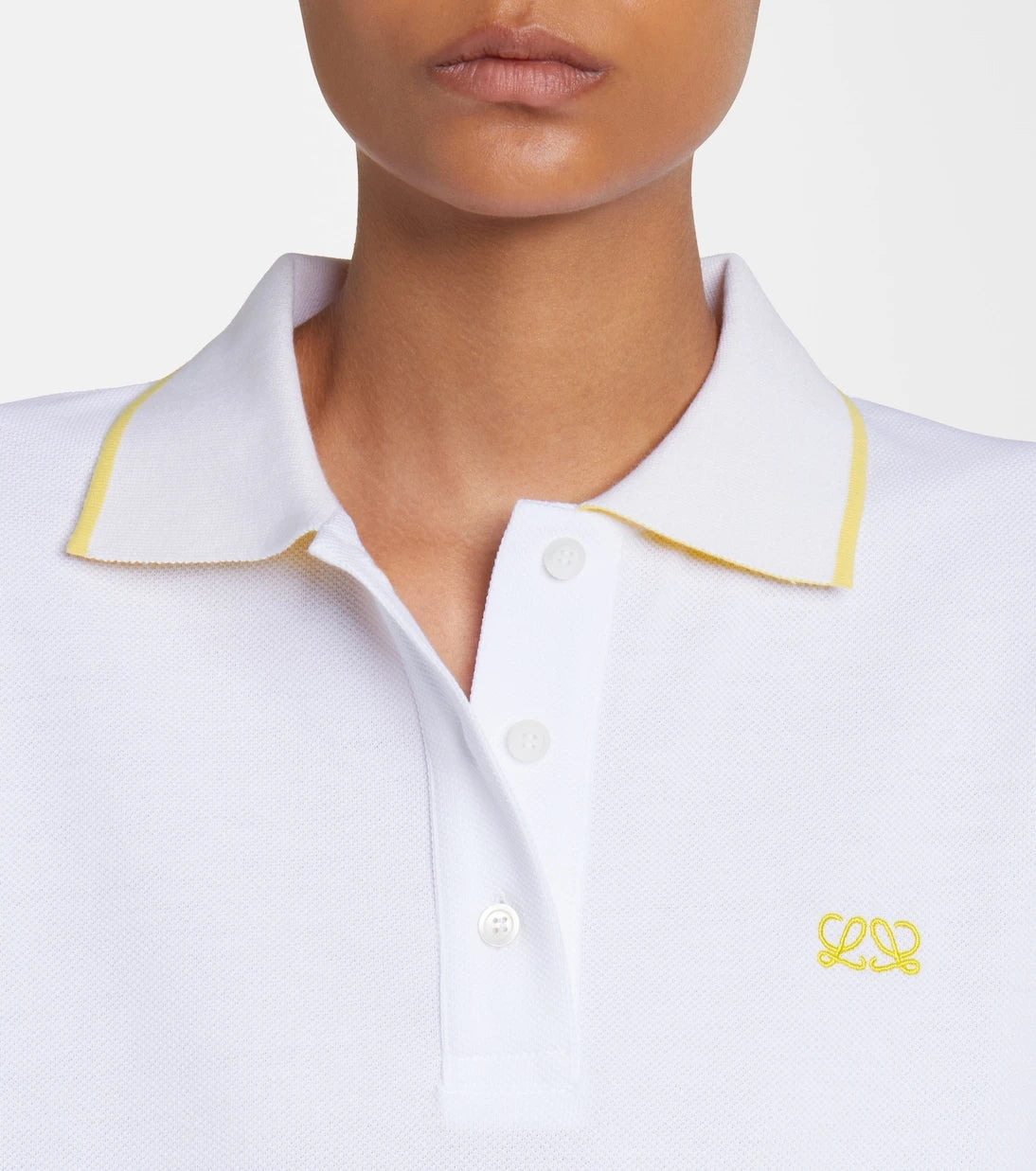 Loewe - Double L cotton piqué polo shirt