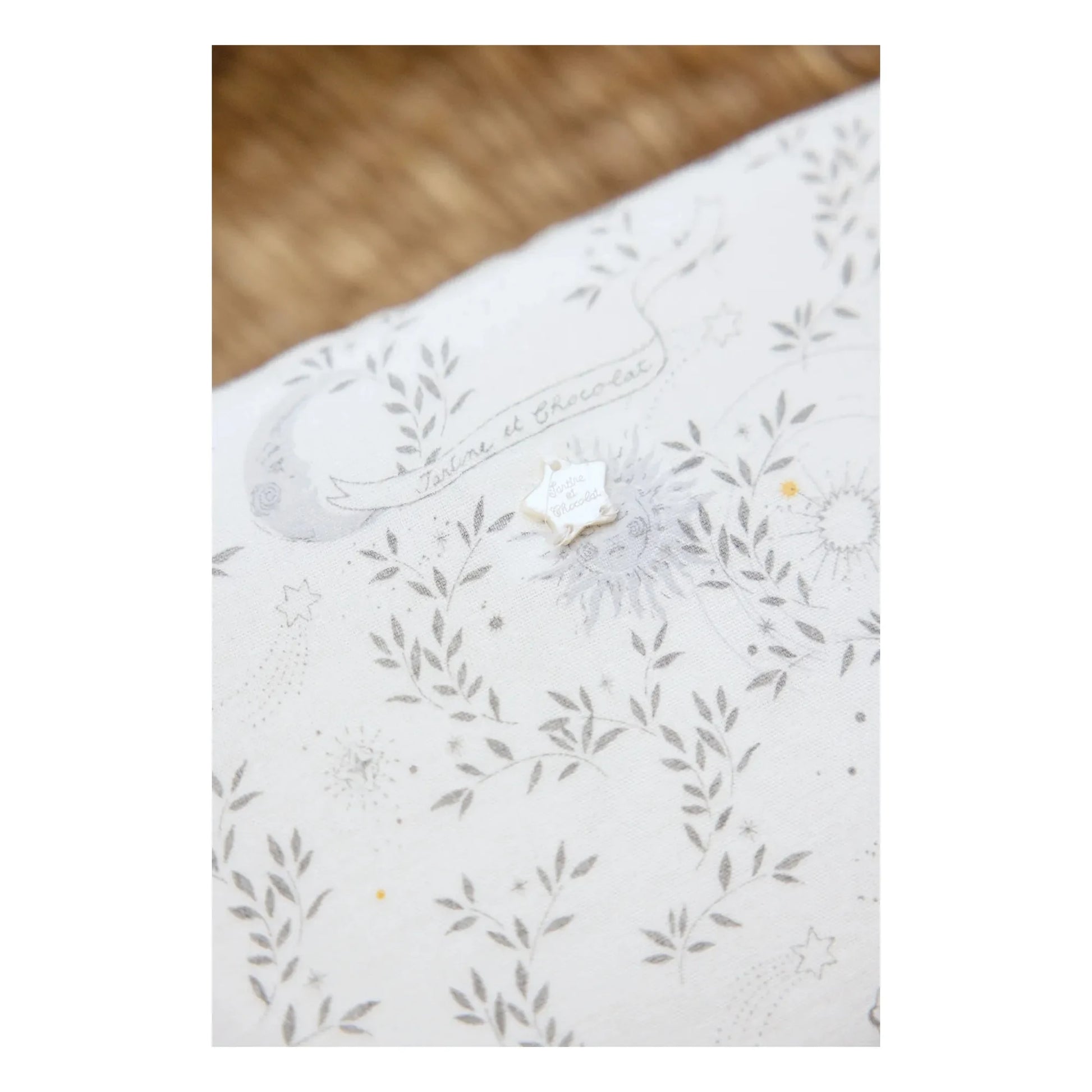 Tartine et Chocolat - Rêve étoilé bumper pad | Ecru