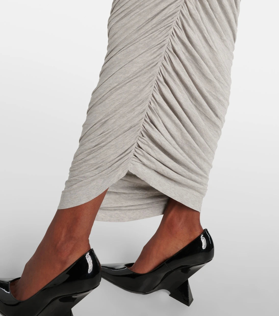 Norma Kamali - Diana ruched jersey maxi dress