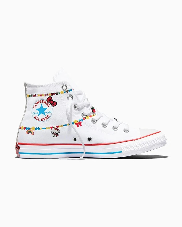 Converse Converse x Hello Kitty Chuck Taylor All Star HI Yüksek Kadın Keten Ayakkabı