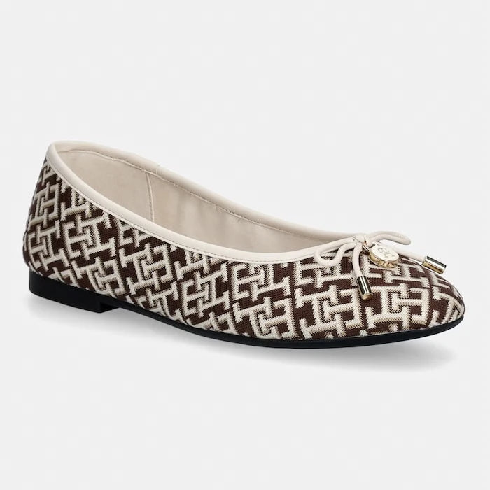 Tommy Hilfiger балеринки TH CHARM JACQUARD BALLERINA