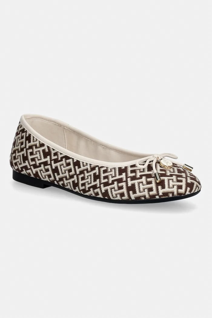 Tommy Hilfiger балеринки TH CHARM JACQUARD BALLERINA