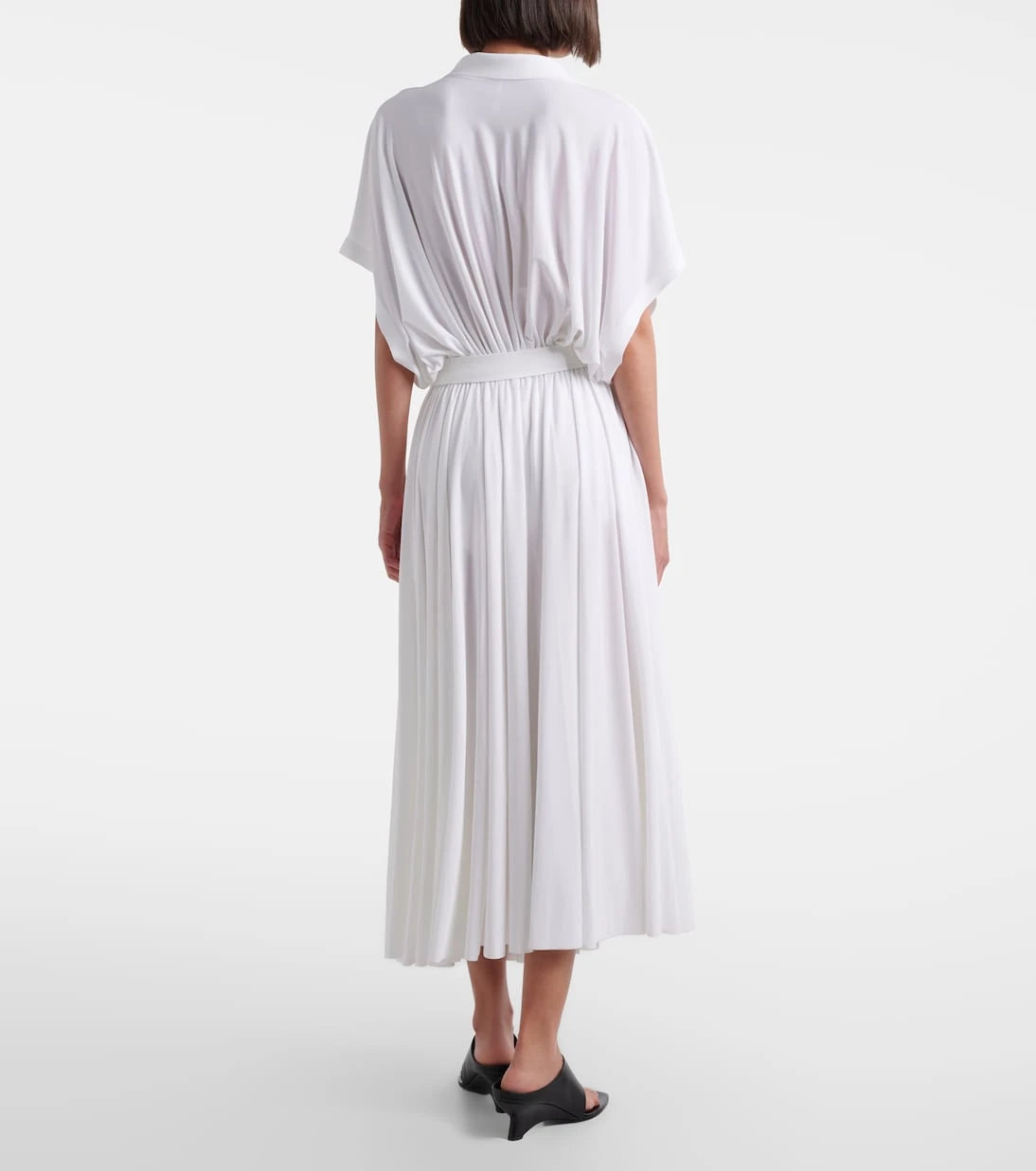 Norma Kamali - Belted oversized midi dress