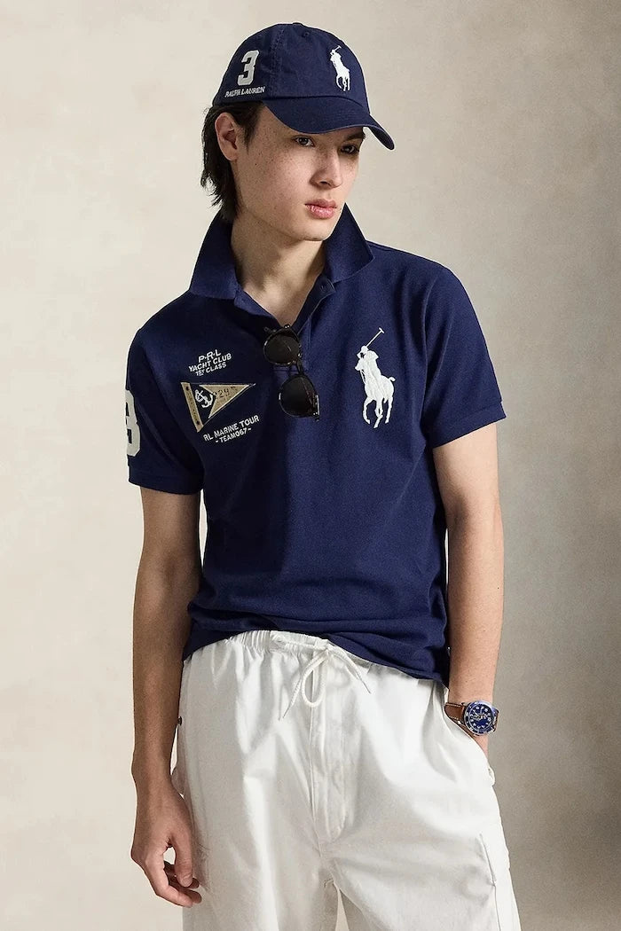 Polo Ralph Lauren тениска с яка мъжка от памук