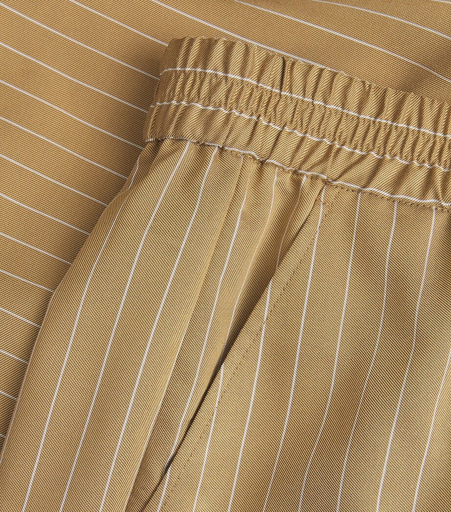 MAX&Co. Yellow Stripe Elasticated Shorts